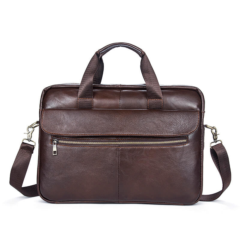 Men genuien leather laptop briefcase/messengerbag/shoulderbag  1117