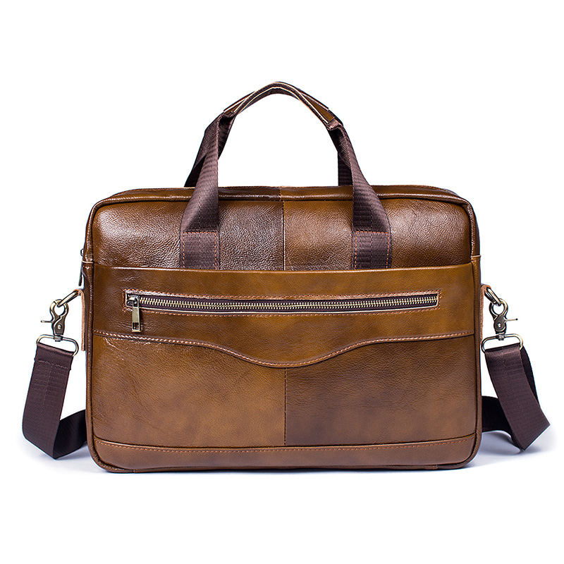 Men genuien leather cowhide messenger laptop bag/briefcase/cross body bag/shoulder bag leather conference bag1118