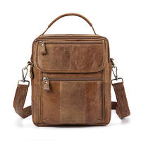 Customization Leather Crossbody Mens Shoulder Bag 8870