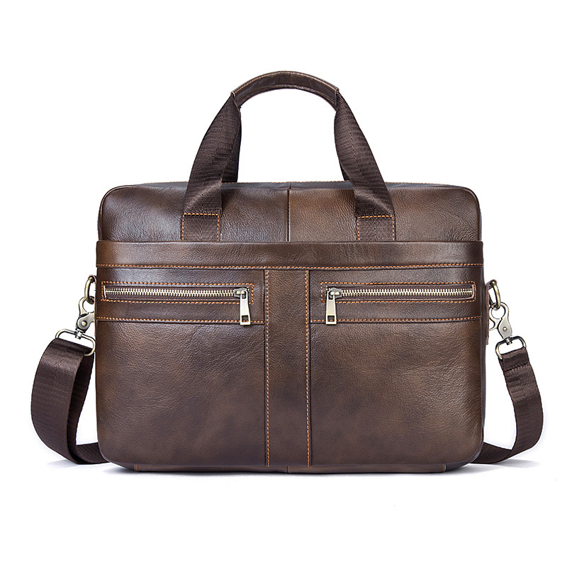 Guangzhou NIUCUNZH Business Fashionable Men's Genuine Leather Laptop Bag leather laptop briefcase 2019