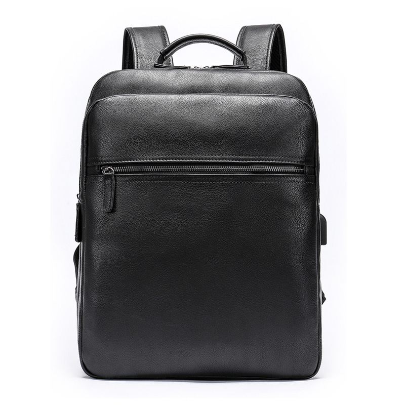Vintage Genuine Leather Briefcase Laptop Backpack For Work 8388