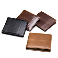 Wholesale Genuine Leather Credit Id Card Wallet for Man Gift 8064